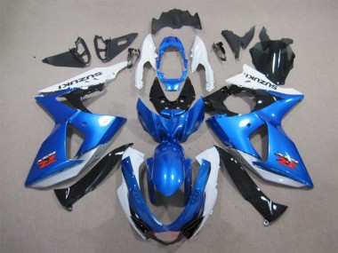 Azul Blanco Plástica Moto GSXR 1000 K9 09-16