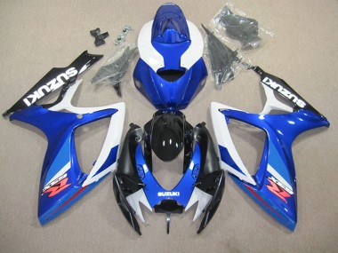 Azul Blanco Plástico Moto GSXR 600 K6 06-07