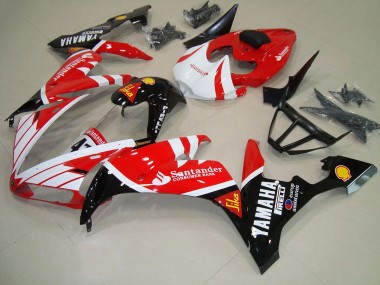 Azul Blanco Rojo Negro Carenado Moto R1 04-06