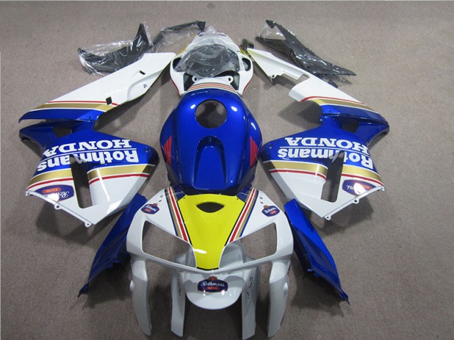 Azul Blanco Rothmans Carenado Moto CBR 600 RR 05-06 Azul Blanco Rothmans Carenado Moto CBR 600 RR 05-06
