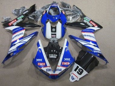 Azul Blanco Volvo Sterilgarda 19 Carenado Moto R1 04-06