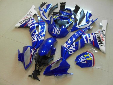 Azul Estrella Fiat Carenado Moto R6 08-16