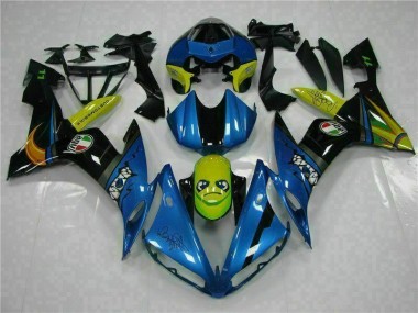 Azul Kit Carenado Moto R1 04-06