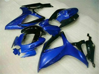 Azul Kit Completo Carenado Moto GSXR 600 / 750 K6 06-07