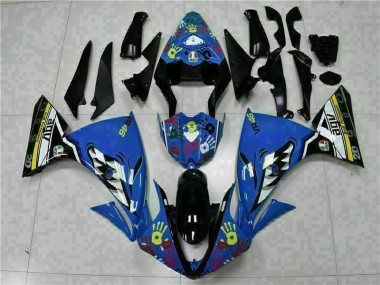 Azul Kits Carenado Moto R1 09-11
