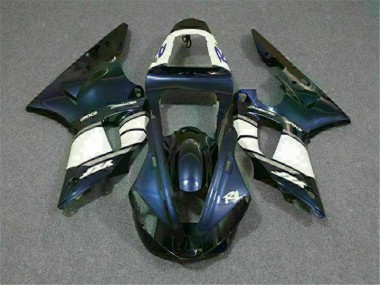 Azul Kits Completo Carenado Moto R1 00-01