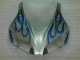 Azul Llama Plata Carenado Moto CBR 1000 RR 06-07 Azul Llama Plata Carenado Moto CBR 1000 RR 06-07