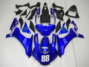 Azul Monster 88 Carenado Moto R1 15-19