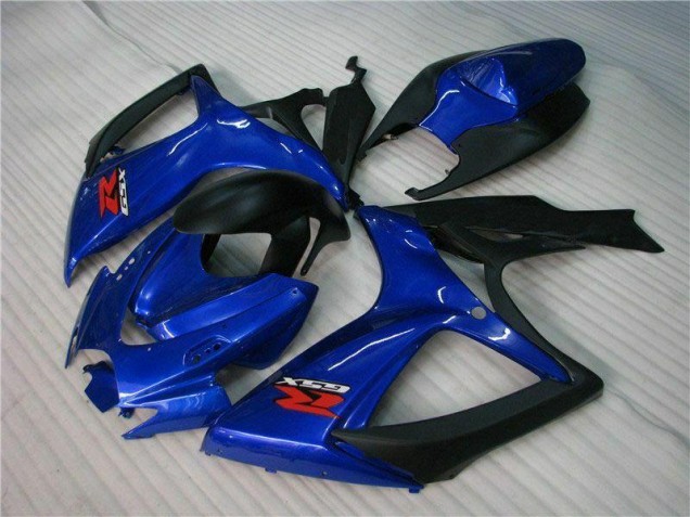 Azul Moto Plástica GSXR 600 / 750 K6 06-07 Azul Moto Plástica GSXR 600 / 750 K6 06-07