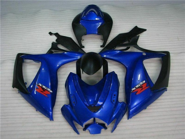 Azul Moto Plástica GSXR 600 / 750 K6 06-07 Azul Moto Plástica GSXR 600 / 750 K6 06-07