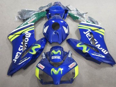 Azul Movistar Castrol Carenado Moto CBR 1000 RR 04-05