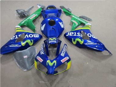 Azul Movistar Castrol Carenado Moto CBR 1000 RR 06-07