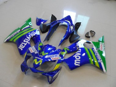 Azul Movistar Castrol Carenado Moto CBR 600 F4i 04-07