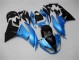 Azul Negro ABS Carenado Motocicleta ZX6R 09-12 Azul Negro ABS Carenado Motocicleta ZX6R 09-12