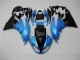 Azul Negro ABS Carenado Motocicleta ZX6R 09-12 Azul Negro ABS Carenado Motocicleta ZX6R 09-12