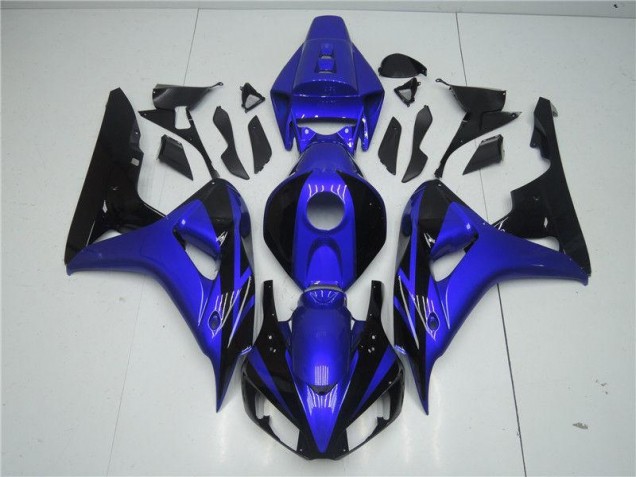 Azul Negro Carenado Moto CBR 1000 RR 06-07 Azul Negro Carenado Moto CBR 1000 RR 06-07
