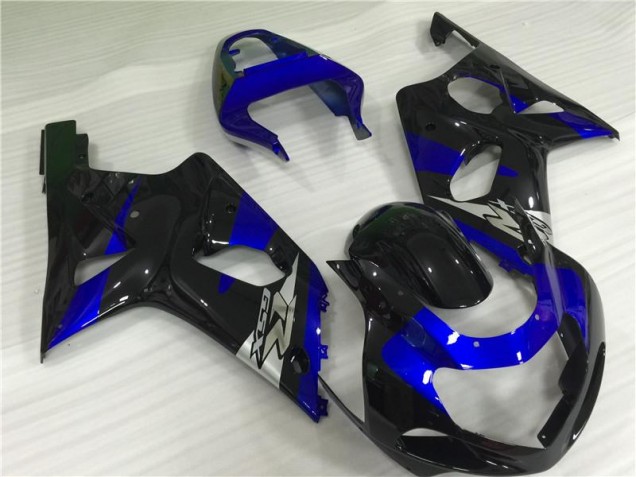 Azul Negro Carenado Moto GSXR 1000 K1 00-02 Azul Negro Carenado Moto GSXR 1000 K1 00-02