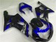 Azul Negro Carenado Moto GSXR 1000 K1 00-02 Azul Negro Carenado Moto GSXR 1000 K1 00-02