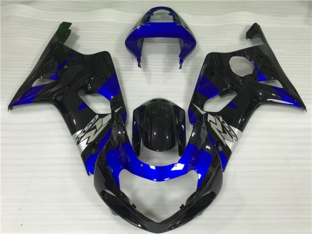 Azul Negro Carenado Moto GSXR 1000 K1 00-02 Azul Negro Carenado Moto GSXR 1000 K1 00-02