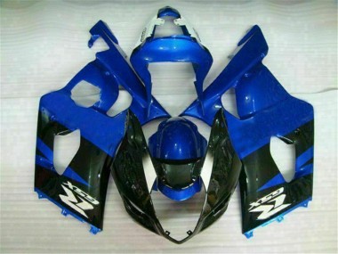 Azul Negro Carenado Moto GSXR 1000 K3 03-04