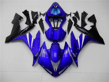 Azul Negro Carenado Moto R1 04-06