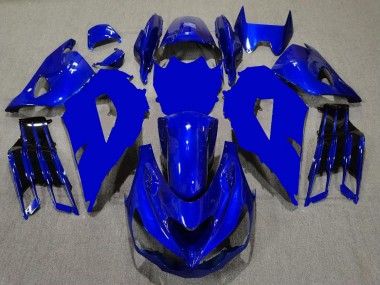 Azul Negro Carenado Moto ZX14R ZZR 1400 12-21