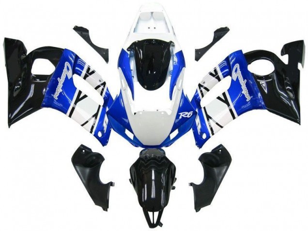 Azul Negro Champions Carenado Moto R6 98-02