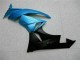 Azul Negro Kit ABS Carenado Motocicleta ZX6R 09-12 Azul Negro Kit ABS Carenado Motocicleta ZX6R 09-12