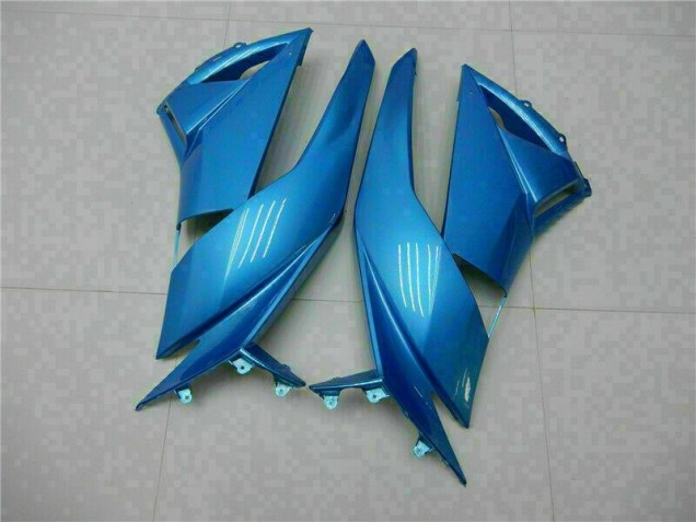 Azul Negro Kit ABS Carenado Motocicleta ZX6R 09-12 Azul Negro Kit ABS Carenado Motocicleta ZX6R 09-12
