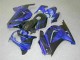 Azul Negro Kit Carenado ABS Completo EX250 08-12 Azul Negro Kit Carenado ABS Completo EX250 08-12