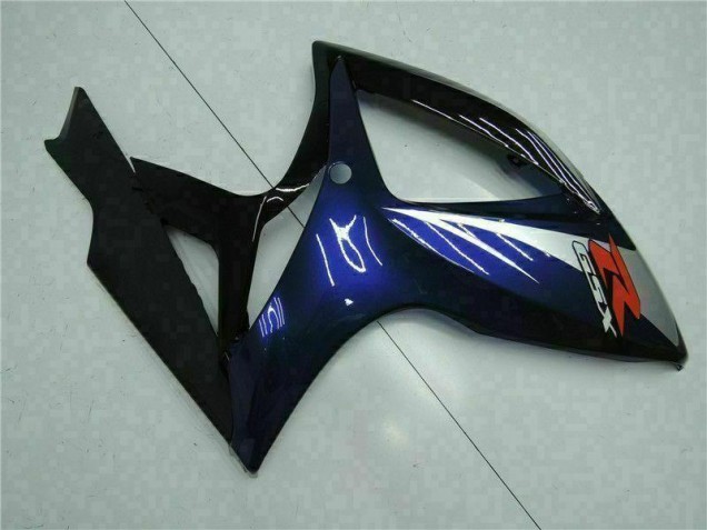 Azul Negro Kit Carenado ABS Completo GSXR 600 / 750 K6 06-07 Azul Negro Kit Carenado ABS Completo GSXR 600 / 750 K6 06-07
