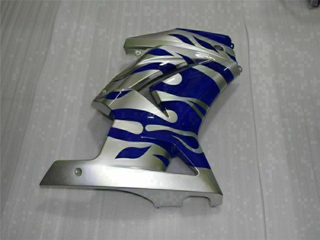 Azul Negro Kit Carenado Moto EX250 08-12 Azul Negro Kit Carenado Moto EX250 08-12