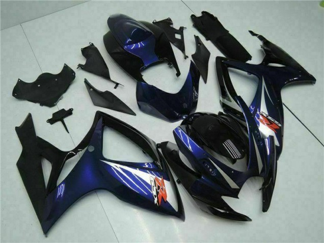 Azul Negro Kits ABS Carenado Motocicleta GSXR 600 / 750 K6 06-07 Azul Negro Kits ABS Carenado Motocicleta GSXR 600 / 750 K6 06-07
