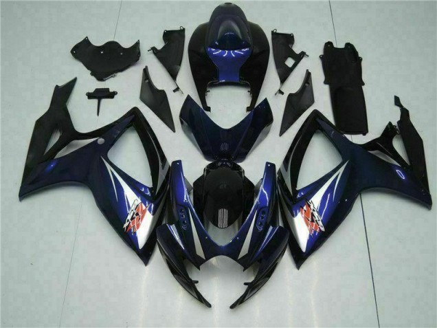 Azul Negro Kits ABS Carenado Motocicleta GSXR 600 / 750 K6 06-07 Azul Negro Kits ABS Carenado Motocicleta GSXR 600 / 750 K6 06-07