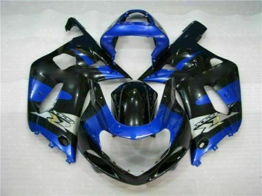Azul Negro Kits Completo Carenado Moto ABS GSXR 600 / 750 K1 K2 K3 01-03
