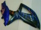 Azul Negro Kits Completo Carenado Moto ABS GSXR 600 / 750 K8 08-10 Azul Negro Kits Completo Carenado Moto ABS GSXR 600 / 750 K8 08-10