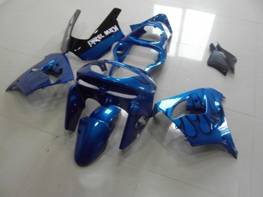 Azul Negro Llama Carenado Moto ZX9R 98-99