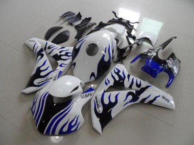 Azul Negro Llama Carrera Carenado Moto CBR 1000 RR 08-11