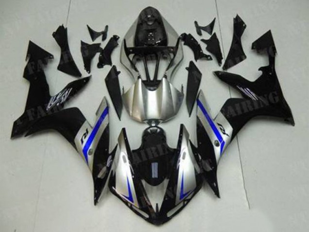 Azul Negro Plata Carenado Moto R1 04-06 Azul Negro Plata Carenado Moto R1 04-06