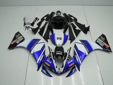 Azul Negro Sterilgarda Carenado Moto R1 09-11