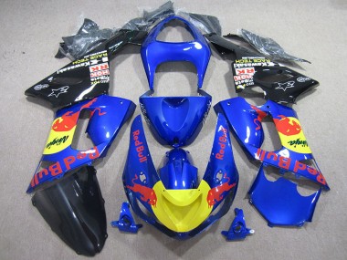 Azul Red Bull Ninja Carenado Moto ZX6R 05-06