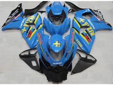 Azul Rizla Hopper Carenado Moto GSXR 1000 K9 09-16