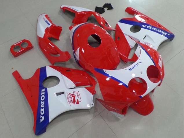 Azul Rojo Blanco Carenado Moto CBR 250 RR MC22 91-98 Azul Rojo Blanco Carenado Moto CBR 250 RR MC22 91-98