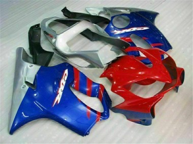 Azul Rojo Carenado Moto CBR 600 F4i 01-03