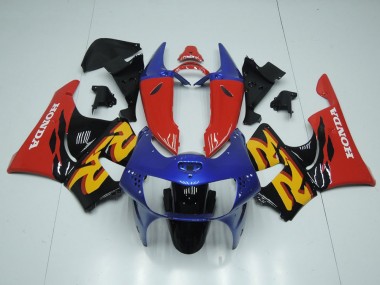 Azul Rojo Negro Carenado Moto CBR 900 RR 919 98-99