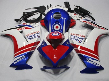 Azul Rojo Royal Air Force Reserves Carenado Moto CBR 1000 RR 12-16