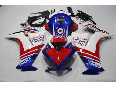 Azul Rojo Royal Air Force Reserves Carenado Moto CBR 1000 RR 12-16