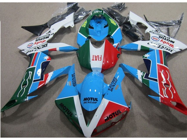 Azul Rojo Verde Motul Kits Carenado Moto CBR 1000 RR 04-05 Azul Rojo Verde Motul Kits Carenado Moto CBR 1000 RR 04-05