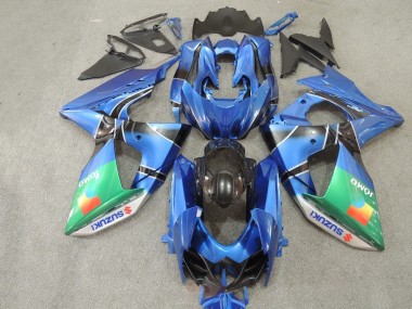 Azul Verde JOMO Carenado Moto GSXR 1000 K9 09-16