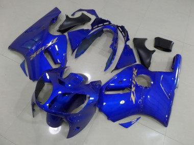 Azul con Oro Pegatinas Carenado Moto ZX12R 00-01